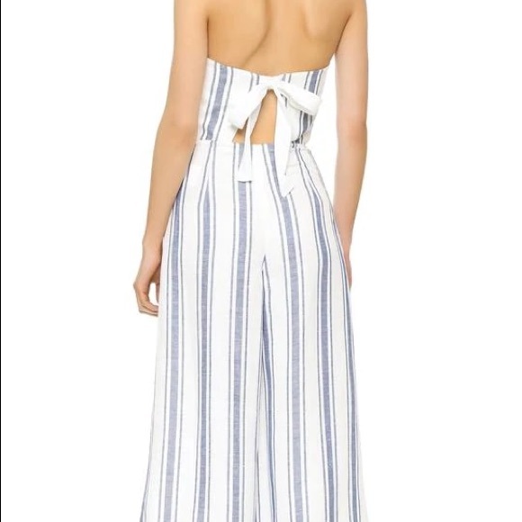 Club Monaco wide leg strapless jumpsuit - Picture 5 of 8